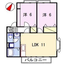 サンビレッジ阿成の物件間取画像